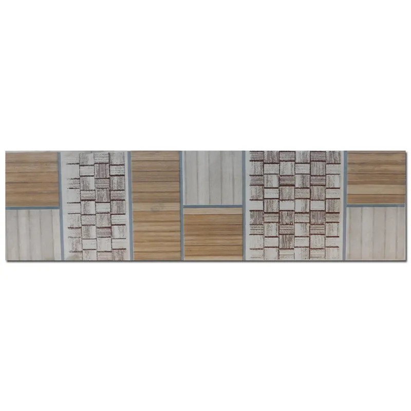 Brau decorativ faianta baie / bucatarie Bambu Beige, 8 x 25 Mai ieftin
