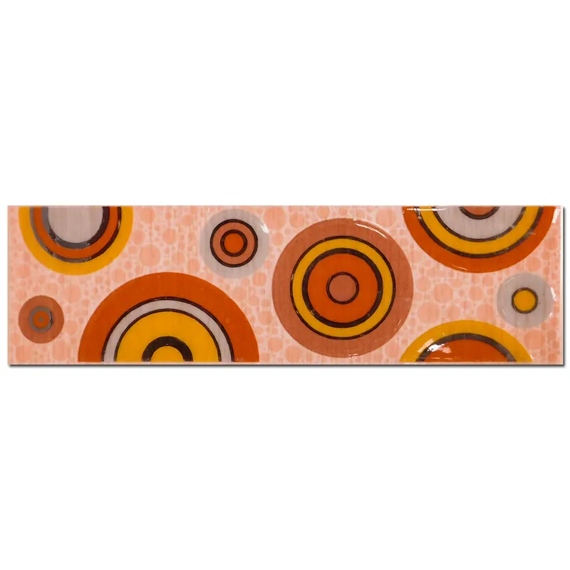 Brau decorativ faianta baie / bucatarie Mona Caramel, 7 x 25 Cumpărături sigure