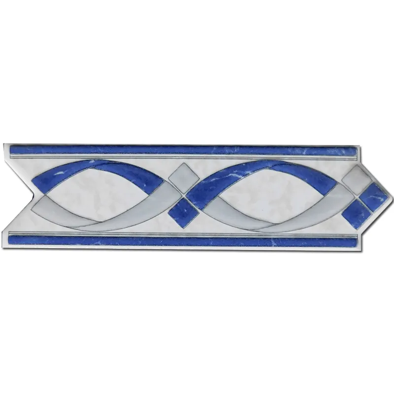 Brau decorativ faianta baie / bucatarie 785 Azul, 6 x 20 Mai ieftin