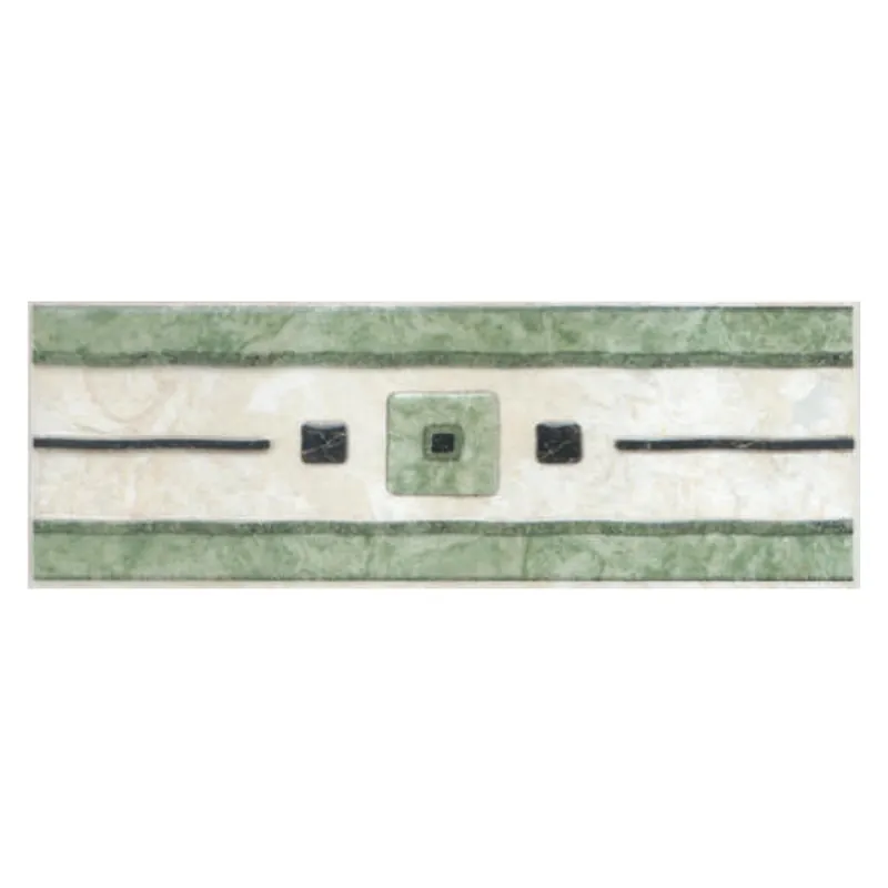 Brau decorativ faianta baie / bucatarie Gandara Verde, 7.5 x 20 Reduceri