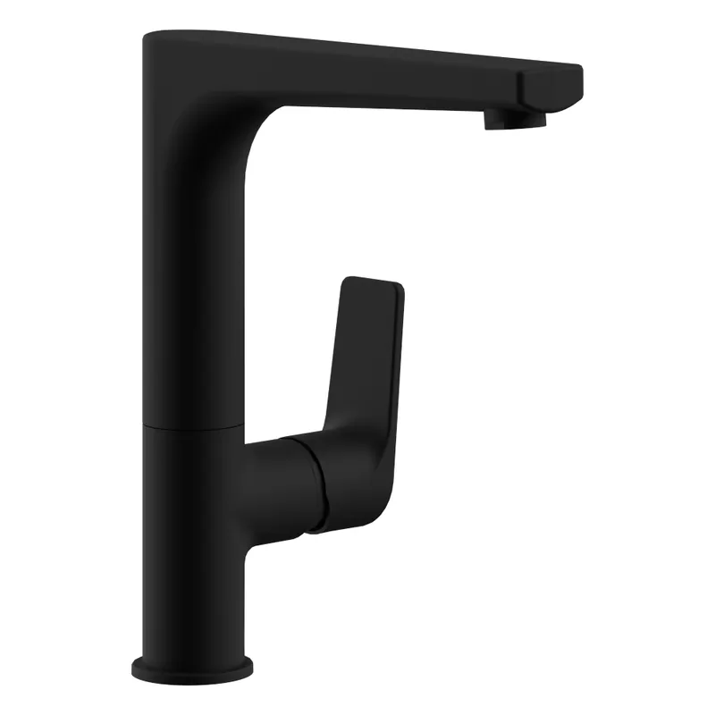 Reducere extra Baterie bucatarie Celesta Aria, monocomanda, negru mat