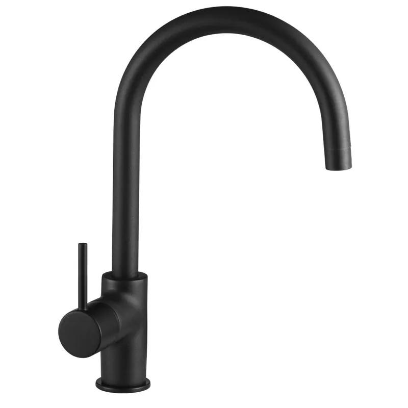 Expediere rapidă Baterie bucatarie Celesta Arc 1011015, monocomanda, S-Line, negru mat