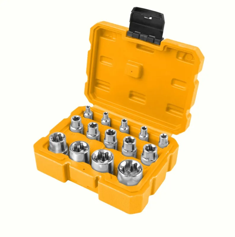 Set 14 piese chei tubulare tip E (Torx exterior) TOLSEN 15514 Reduceri