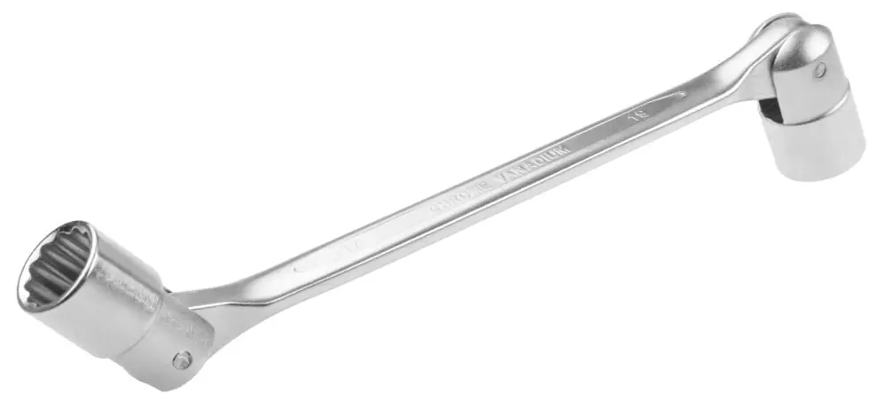 Cheie cu capat rotativ, dublu, Cr-V, 17 x 19 mm, Tolsen Noutate
