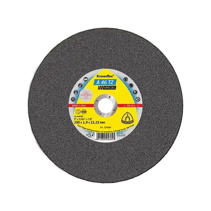 Disc debitare inox, 230 x 22.23 x 1.9 mm, A 46 TZ Special, Klingspor Reducere extra