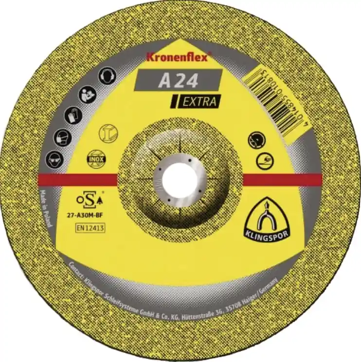 Disc polizare, 125 x 6 mm, Extra, Klingspor Doar azi