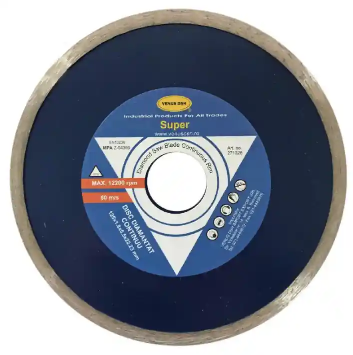 Disc diamantat, 125 X 1.8 X 5.5 X 22.23 mm, continuu Reduceri