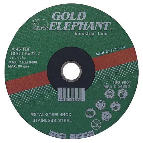 Disc taiere, metal, inox, 150 x 1.6 x 22.2 mm, Gold Elephant Discount