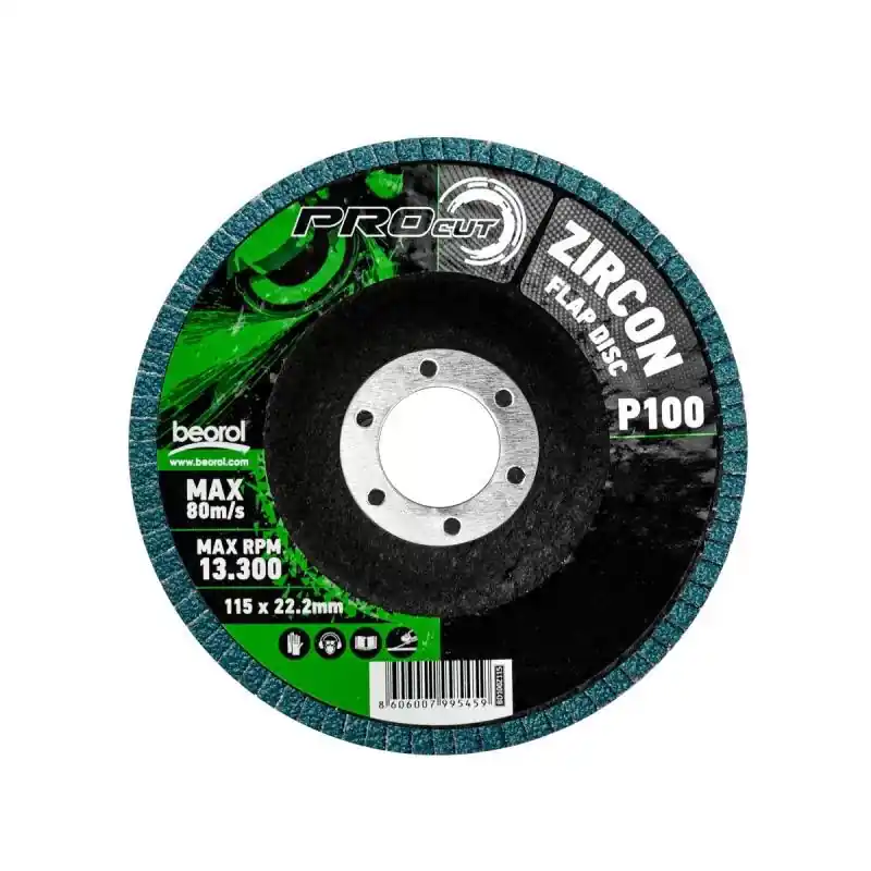 Disc lamelar frontal, zirconiu, 115 mm, BD100Z115, GR. 100, Beorol Noutate