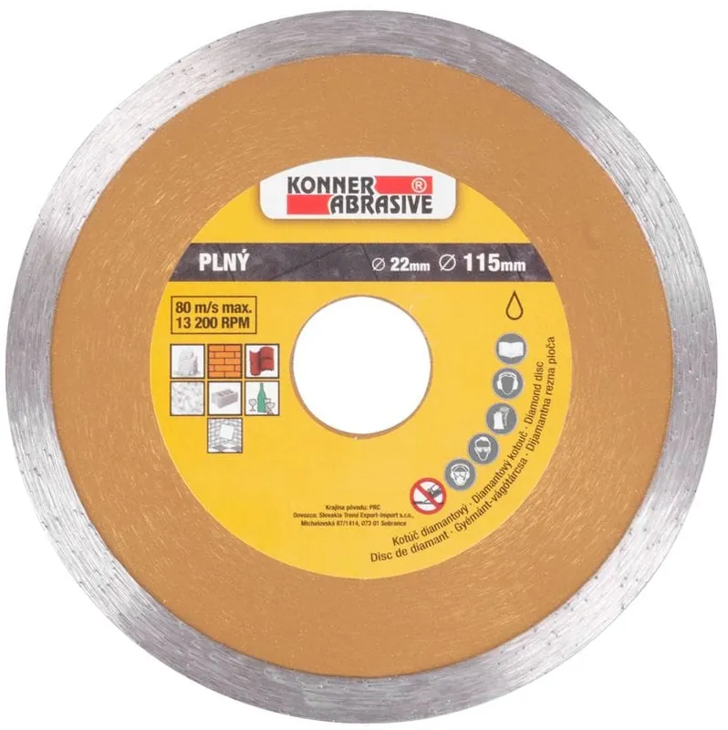 Discount Disc diamantat continuu KONNER D71001 115 mm