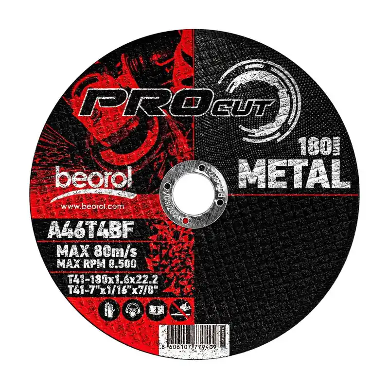 Disc taiere metal, 180 x 1.6 mm, Beorol Reducere specială