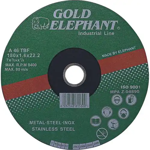 Cumpără acum Disc taiere otel, inox, 125 x 2 x 22.2 mm, Gold Elephant