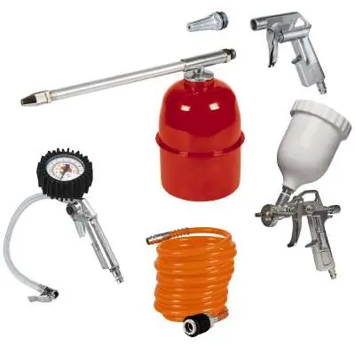 Doar azi Kit 5 piese aer comprimat, Einhell