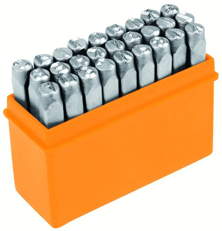 Punctatoare, set 27 buc, cu litere, 3 mm, Tolsen Promoție