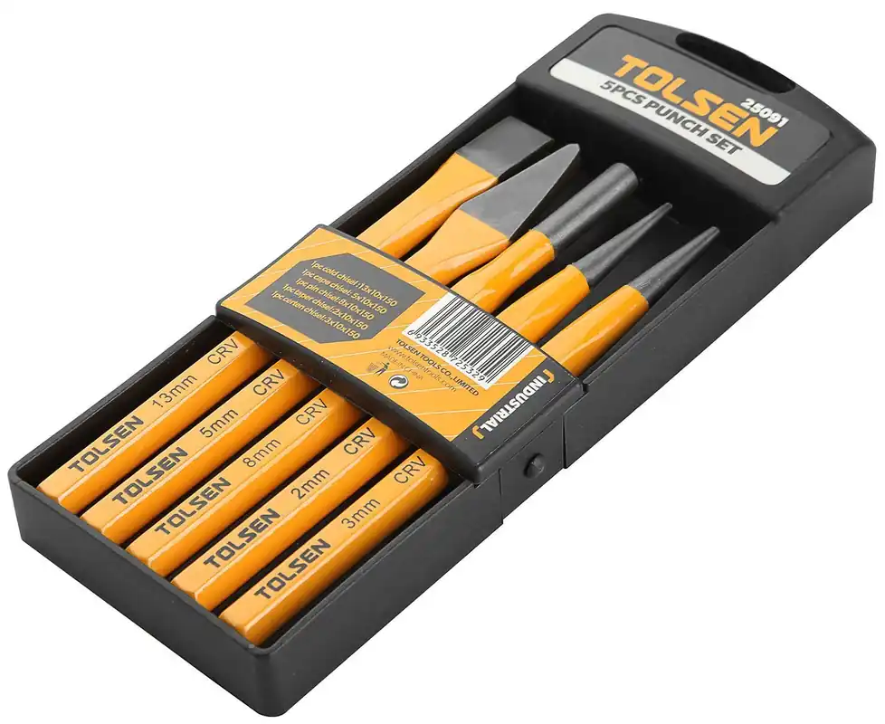 Expediere rapidă Punctatoare, set 5 buc, 25091, Tolsen