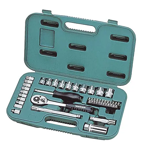 Trusă chei tubulare HONITON 132037B – 37 piese, 1/4″ + 3/8″ Doar azi
