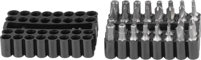 Set biti, 33 buc, biți, capete, suport, Strend Pro Nu rata
