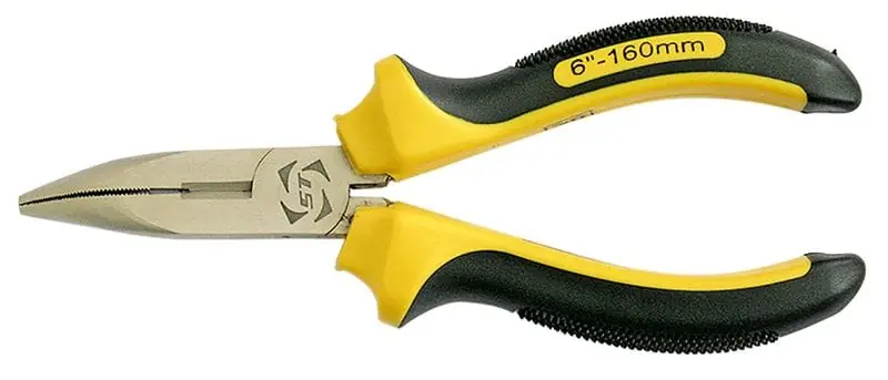 Lichidare de stoc Cleste, cu varf ascutit indoit, 150 mm, pentru mecanică fină Strend Pro PL0044