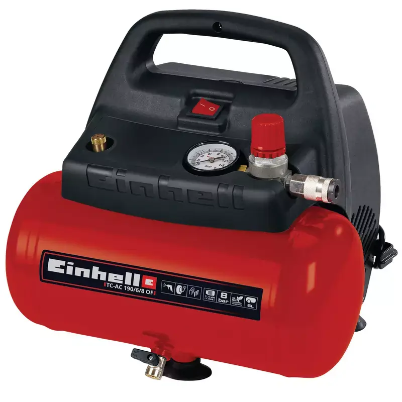 Compresor TC-AC 190/6/8 OF Einhell Plată securizată