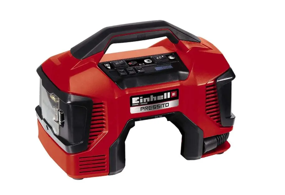 Cumpărături sigure Compresor hibrid, 16 l/min, 90 W, fara acumulator, TE-AC 18/11 LiAC – Solo, Einhell