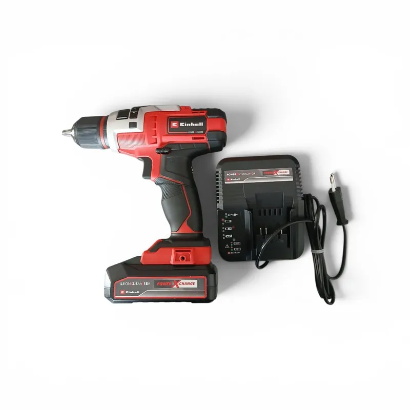 Lichidare de stoc Masina de gaurit si insurubat, fara fir, cu acumulator, TE-CD 18Li E-S+SK2.5, Einhell