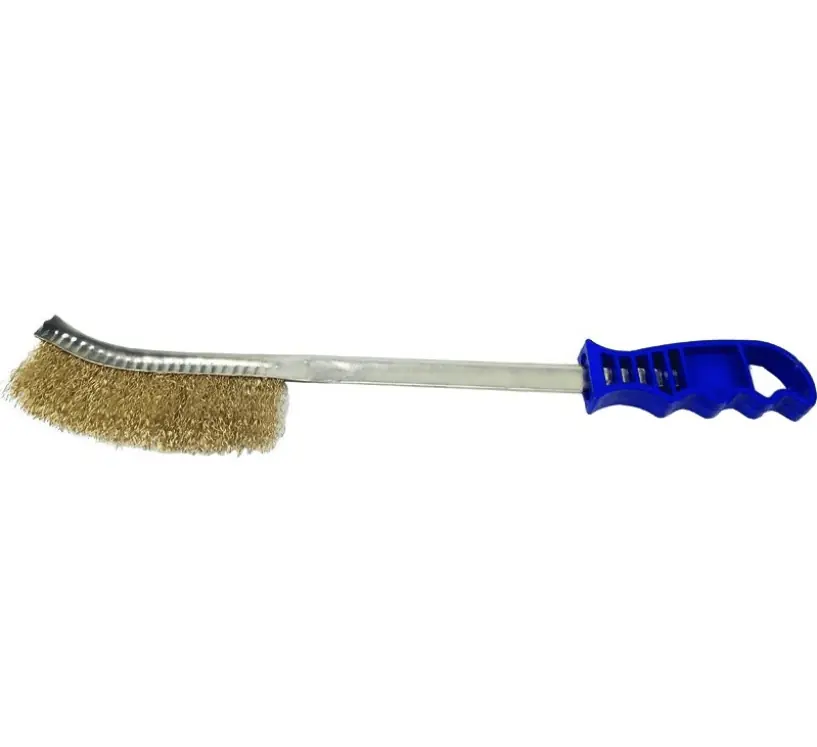 Plată sigură Perie sarma cu maner din plastic, TIP1, 380 mm x 0,3mm