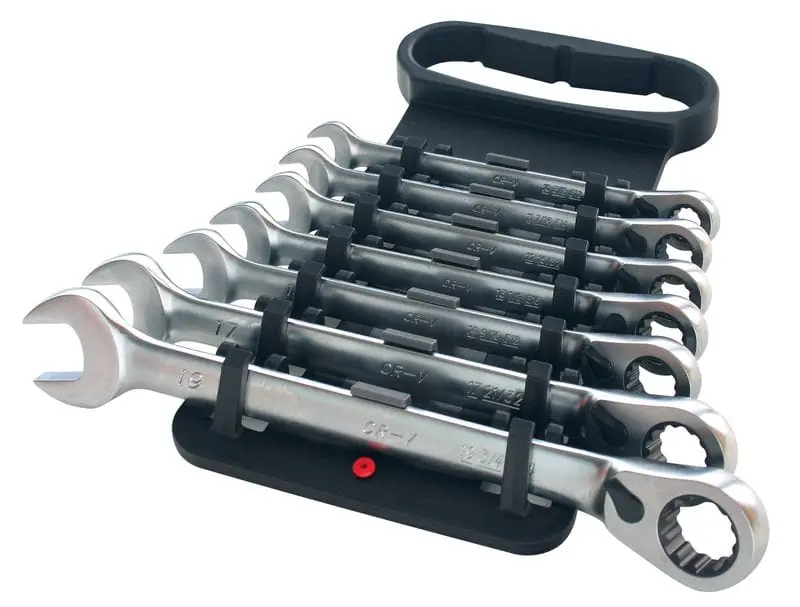 Set chei combinate cu clichet Honiton 1507HGCWH2E, 7 piese (10–19 mm) Noutate