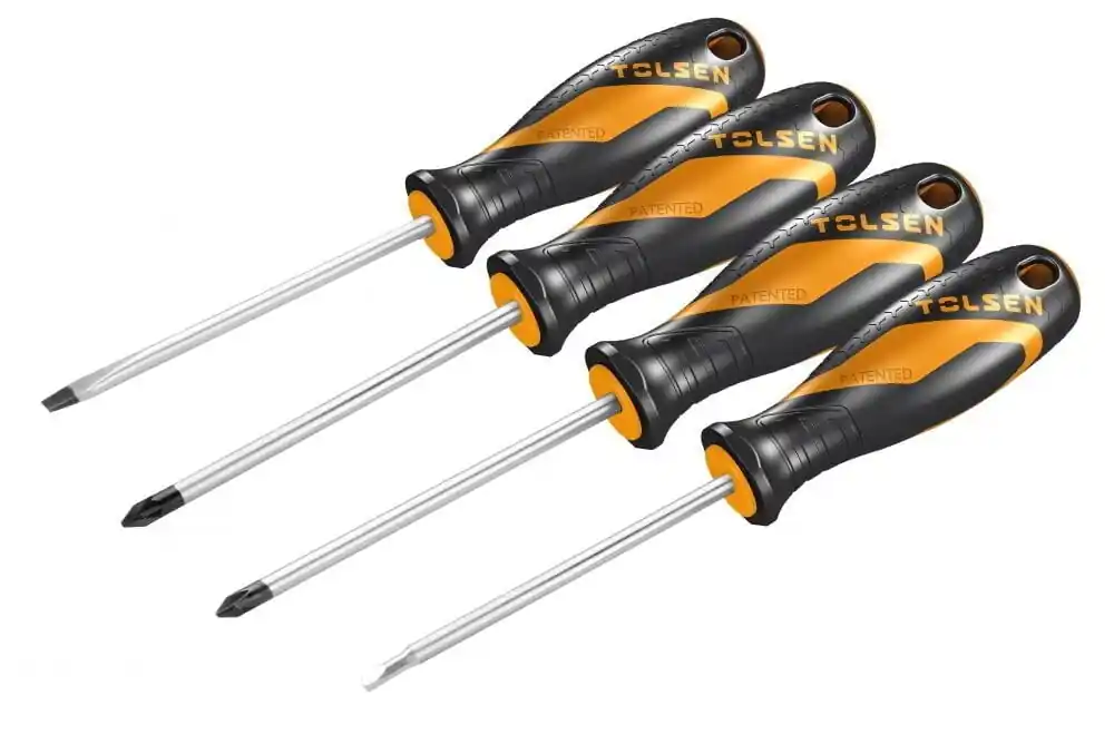 Set de 4 surubelnite, Cr-V, varf magnetic, Gripro, Tolsen Vezi acum