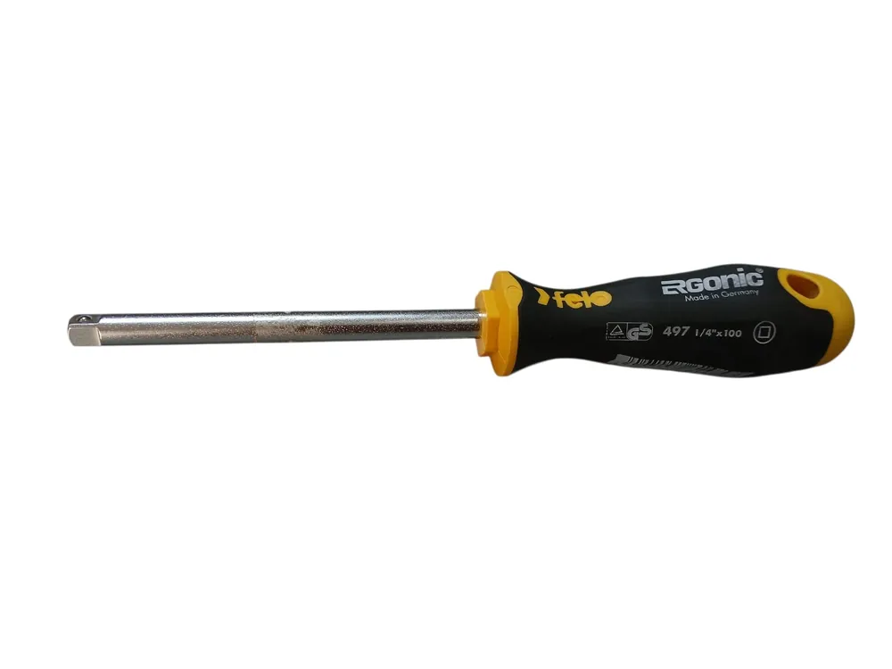 Șurubelniță tubulară FELO Ergonic 497, 1/4″ x 100 mm, vârf hexagonal, mâner ergonomic antialunecare Noutate