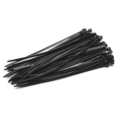 Bestseller Banda zimtata, nylon, Strend Pro CT66BL, 120 x 2.5 mm, 50 buc, negru
