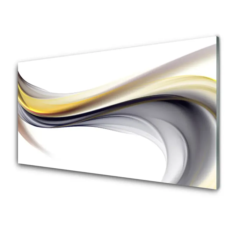 Bestseller Transparenţă Val Gri-Galben Abstract