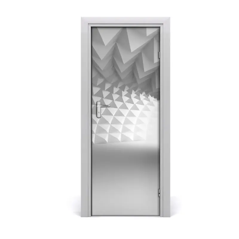 Autocolant de uşă Tunel de abstracție Cumpără online
