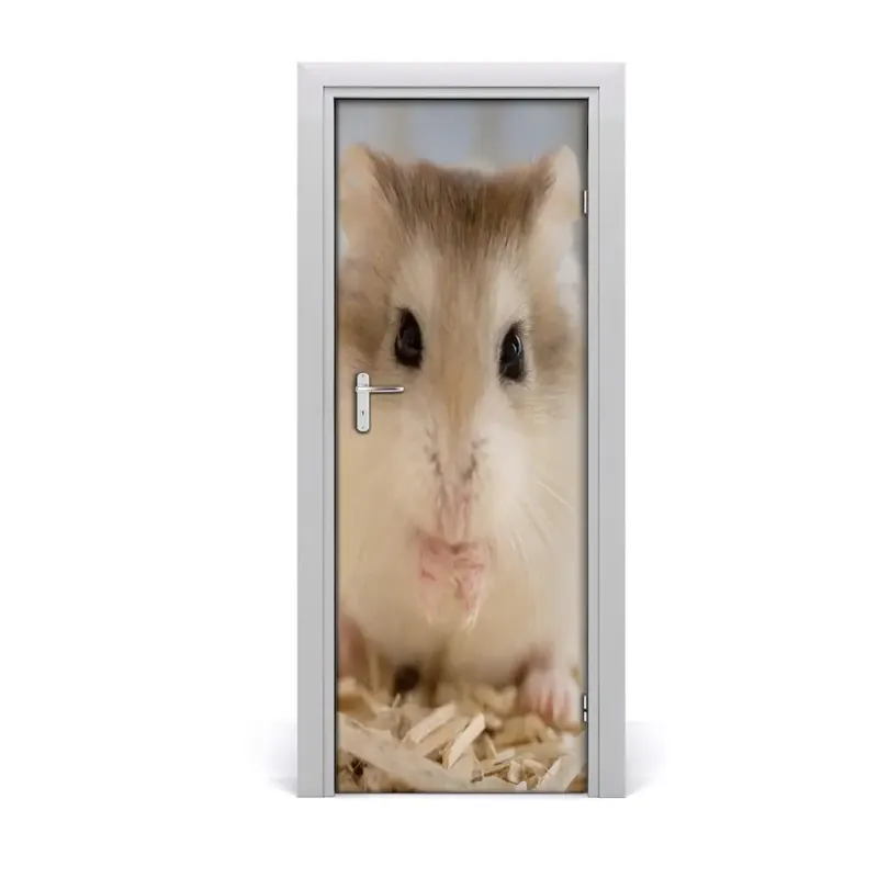 Autocolant de uşă Hamster Mai ieftin