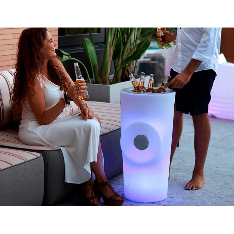 Frapiera cu boxa New Garden Woody cu iluminare Bestseller