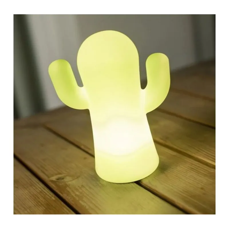 Cel mai bun preț Lampa de masa cu baterie reincarcabila Panchito - New Garden, disponibil in al si verde lime