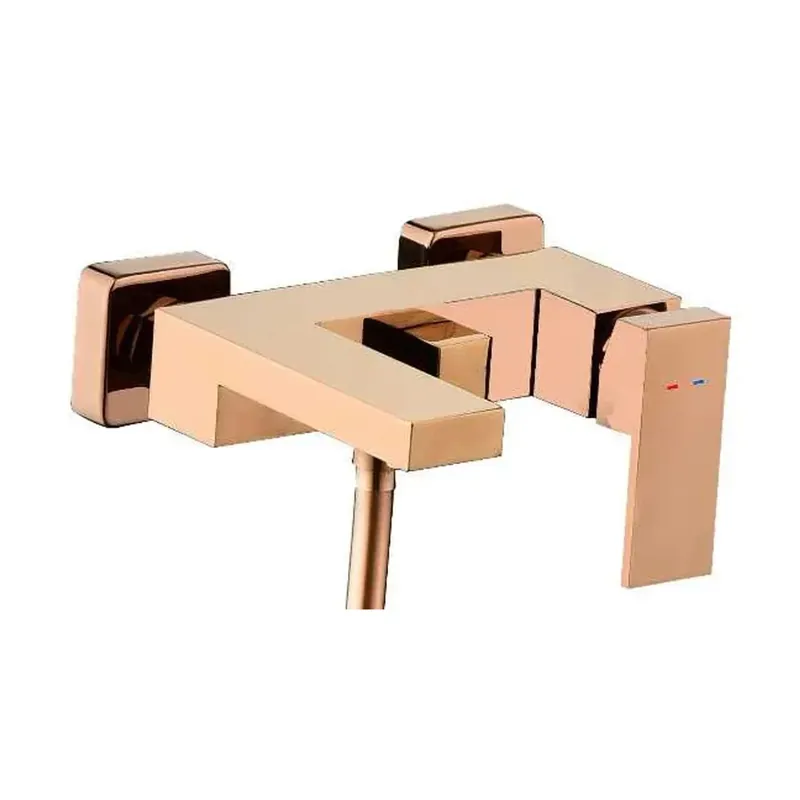 BATERIE BAIE CADA/DUS, DALET, SQUARE, MONOCOMANDA, MONTAJ APLICAT, FINISAJ ROSE GOLD PERIAT Vezi acum