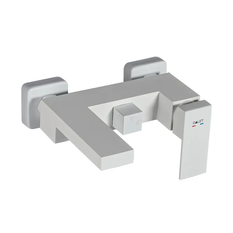 BATERIE BAIE CADA/DUS, DALET, SQUARE, MONOCOMANDA, MONTAJ APLICAT, FINISAJ ALB Ofertă