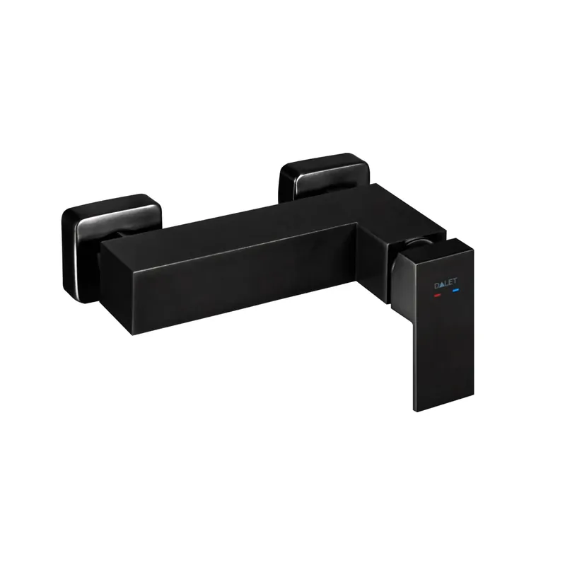 BATERIE BAIE DUS, DALET, SQUARE, MONOCOMANDA, MONTAJ APLICAT, FINISAJ NEGRU PERIAT Ofertă specială