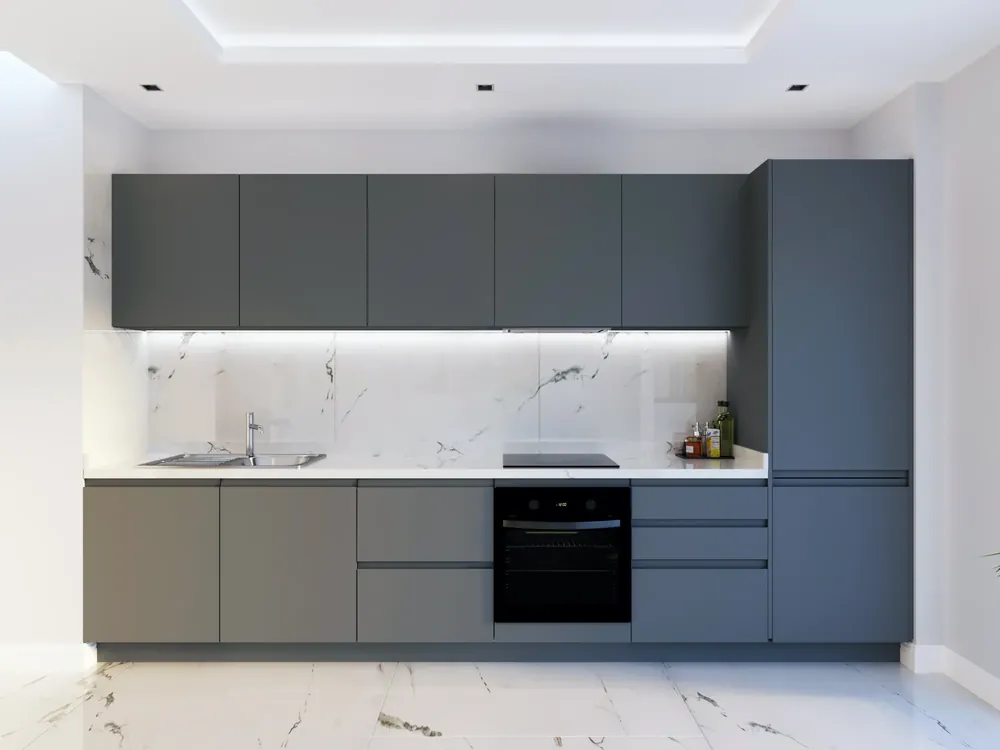 Retur gratuit BUCATARIE FORMMAT 7037 GRIGIO POLVERE MAT