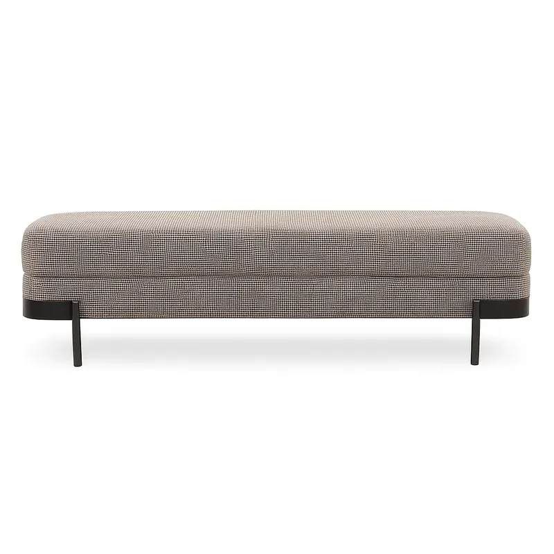 BANCHETA CARUSO TEXTIL GRI 160*60CM Ofertă exclusivă