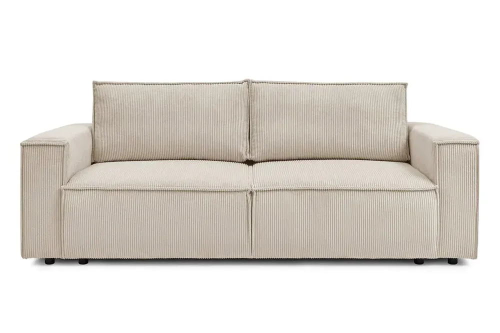 CANAPEA EXTENSIBILA, FORMMAT, MIRA, 240X87 CM, CU LADA DEPOZITARE, TEXTIL BEJ Ofertă limitată