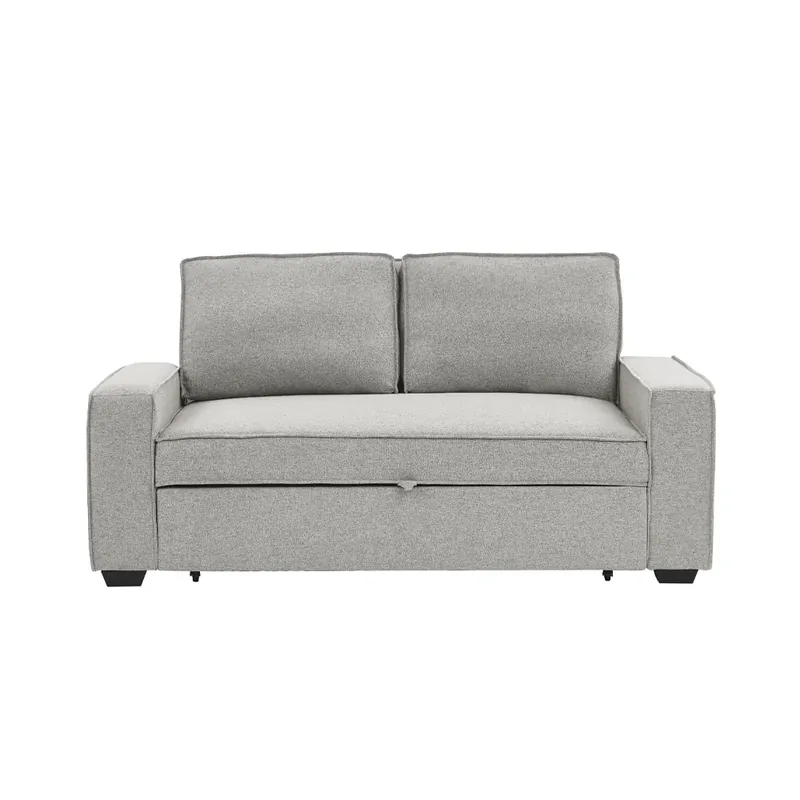 CANAPEA EXTENSIBILA, FORMMAT, FAROSA, 176X88 CM, TEXTIL GRI Cumpărături sigure