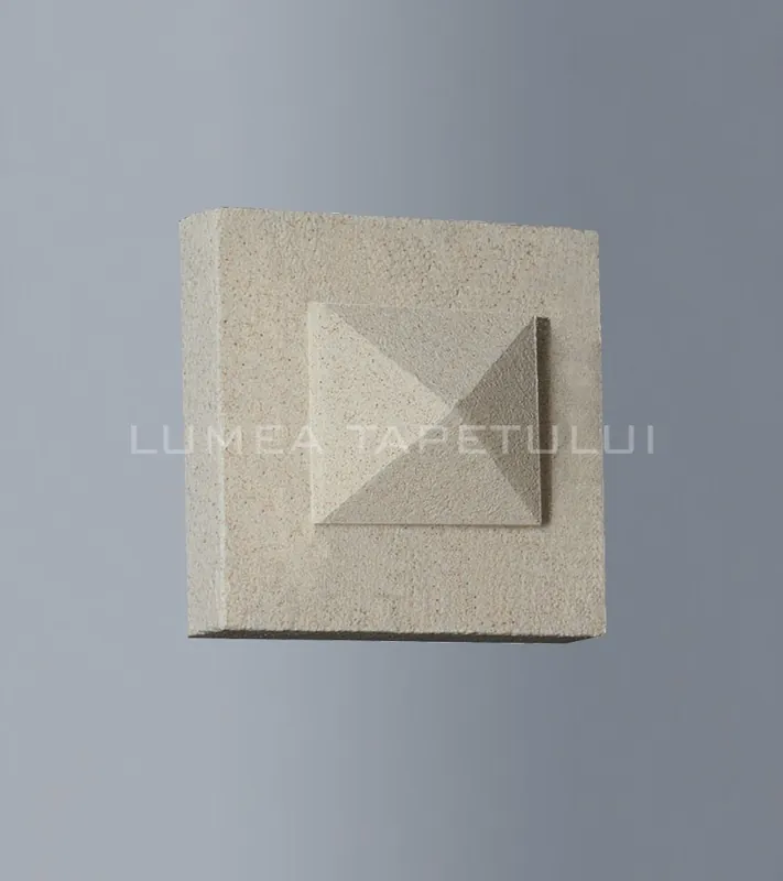 Plată sigură Profil decorativ imitatie piatra pentru exterior 14.5 x 14.5 x 6.5 cm Bovelacci BS9011