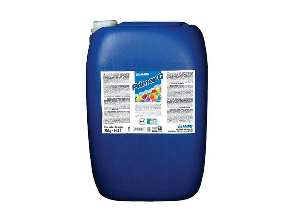 Amorsa suprafete absorbante Primer G MAPEI 25 kg Preț redus