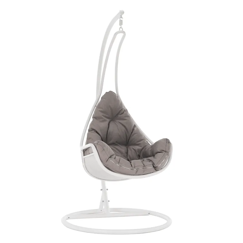 Bestseller Balansoar suspendat, alb / gri-maro, TALISE